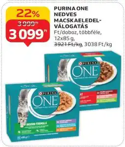 Auchan PURINA ONE NEDVES MACSKAELEDEL-VÁLOGATÁS ajánlat