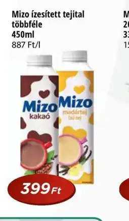 Real Mizo ízesített tejital ajánlat