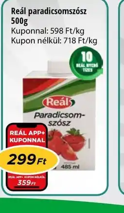 Real Reál paradicsomszsz ajánlat