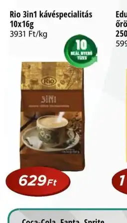 Real Rio 3in1 kávéspecialitás ajánlat