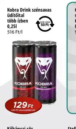 Real Kobra Drink szénsavas üdítőital ajánlat