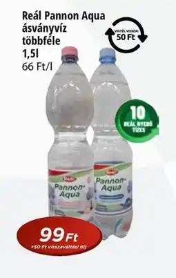 Real Reál Pannon Aqua ásványvíz ajánlat