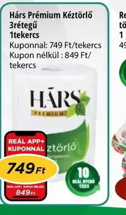 Real HÁRS Kéztörlő ajánlat