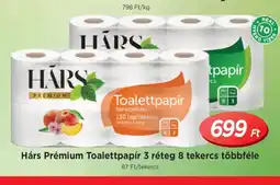 Real HÁRS Prémium Toalettpapír ajánlat