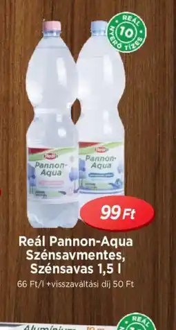 Real Reál Pannon-Aqua ásványvíz ajánlat