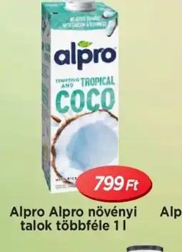 Real Alpro növényi ital ajánlat