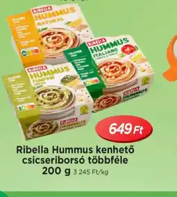 Real Ribella Hummus kenhető csicseribors ajánlat