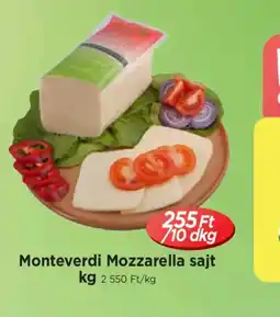 Real Monteverdi Mozzarella sajt ajánlat
