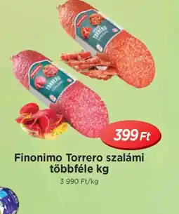Real Finonimo Torrero szalámi ajánlat