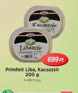 Real Primfett Liba, Kacsazsír ajánlat