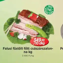 Real Falusi füstölt főtt császárszalonna ajánlat