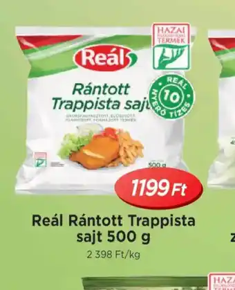 Real Reál Rántott Trappista sajt ajánlat
