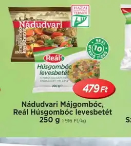 Real Nádudvari Májgombc, Reál Húsgombc ajánlat