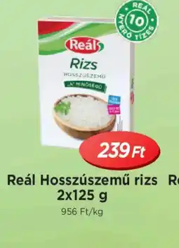 Real Reál Hosszúszemű rizs ajánlat