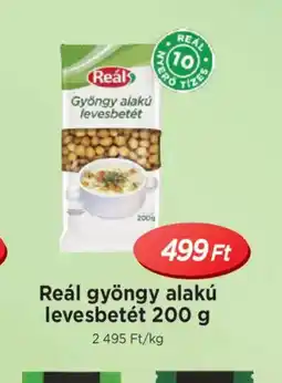 Real Reál gyöngy alakú levesbetét ajánlat