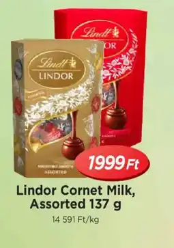 Real Lindt Lindor Cornet Milk ajánlat