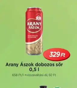 Real Arany Ászok dobozos sör ajánlat