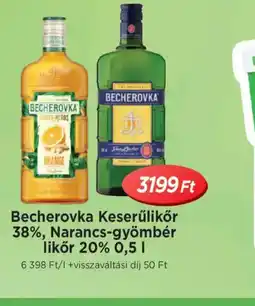 Real Becherovka Keserűlikőr ajánlat
