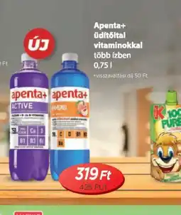 Real Apenta+ Üdítőital vitaminokkal ajánlat