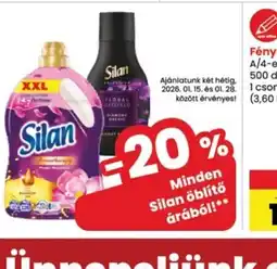 Interspar Silan öblítő ajánlat