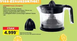 Interspar GOURMETmaxx citrusprés ajánlat