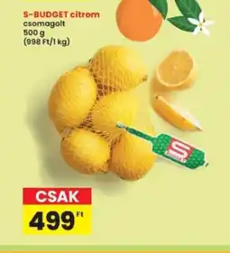 Interspar S-BUDGET citrom ajánlat