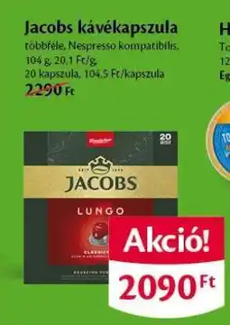 EcoFamily Jacobs kávékapszula ajánlat
