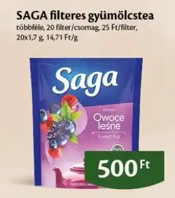 EcoFamily Saga filteres gyümölcstea ajánlat