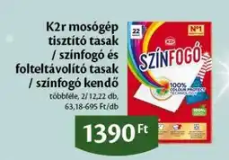 EcoFamily K2r mosógép tisztító tasak / színfogó és folteltávolító tasak / színfogó kendő ajánlat