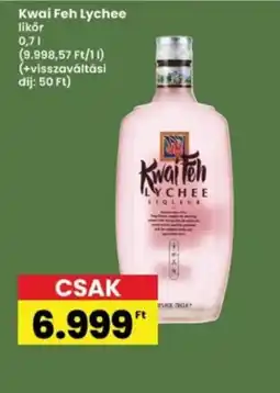 Interspar Kwai Feh Lychee likőr ajánlat