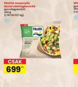 Interspar FROSTA serpenyős zöldségkeverék ajánlat