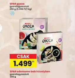 Interspar SPAR gyoza ajánlat