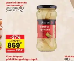 Interspar Shan'shi szeletelt bambuszrügy ajánlat
