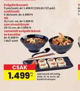 Interspar Evőpálcikaszett ajánlat
