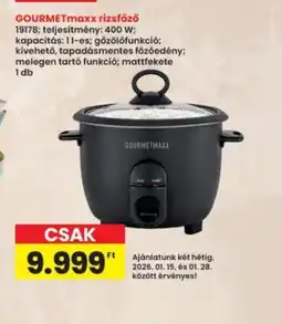 Interspar GOURMETmaxx rizsfőző ajánlat