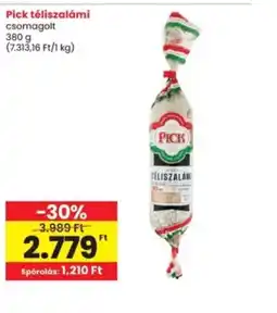 Interspar PICK téliszalámi ajánlat