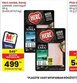 Interspar HERZ sonka, karaj ajánlat