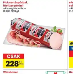 Interspar PICK sertéspárizsi ajánlat