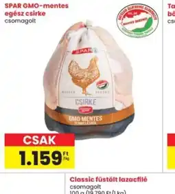Interspar SPAR GMO-mentes egész csirke ajánlat