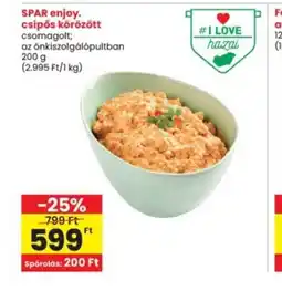 Interspar SPAR csípős körözött ajánlat