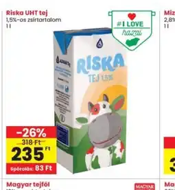 Interspar Riska UHT tej ajánlat