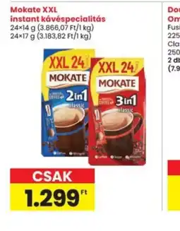 Interspar Mokate instant kávéspecialitás ajánlat