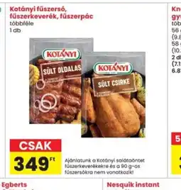 Interspar KOTÁNYI fűszers, fűszerkeverék ajánlat