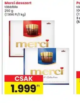 Interspar MERCI desszert ajánlat