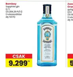 Interspar Bombay Sapphire gin ajánlat