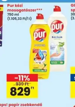 Interspar Pur kézi mosogatszer ajánlat