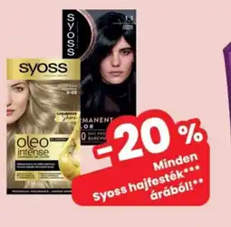 Interspar SYOSS hajfesték ajánlat