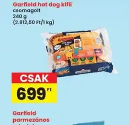 Interspar Garfield hot dog kifli ajánlat