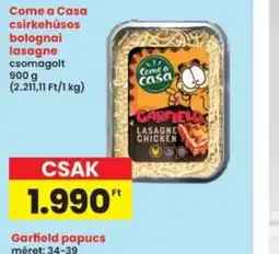Interspar Come a Casa csirkehúsos lasagne ajánlat