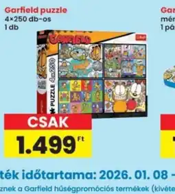 Interspar Garfield puzzle ajánlat